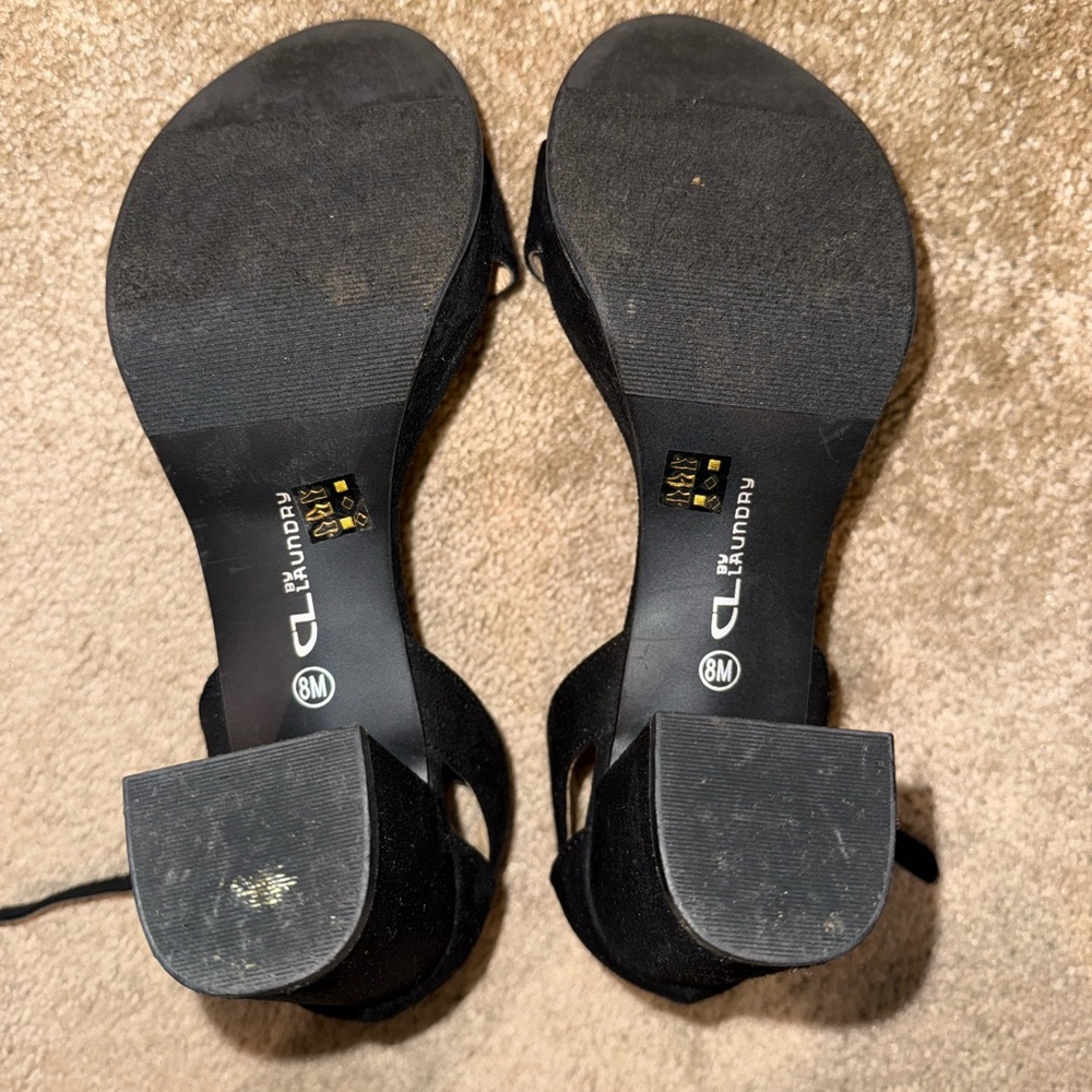 CL by Chinese Laundry Go On Platform Pump / Heels  - Black - Size 8 - Picture 7 of 7